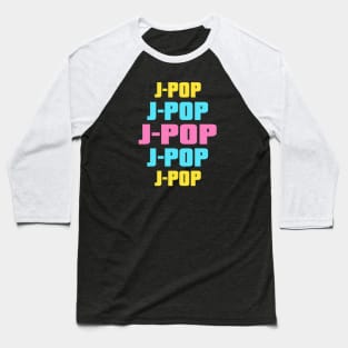 J-Pop Expanding and changing colors JPop music Baseball T-Shirt